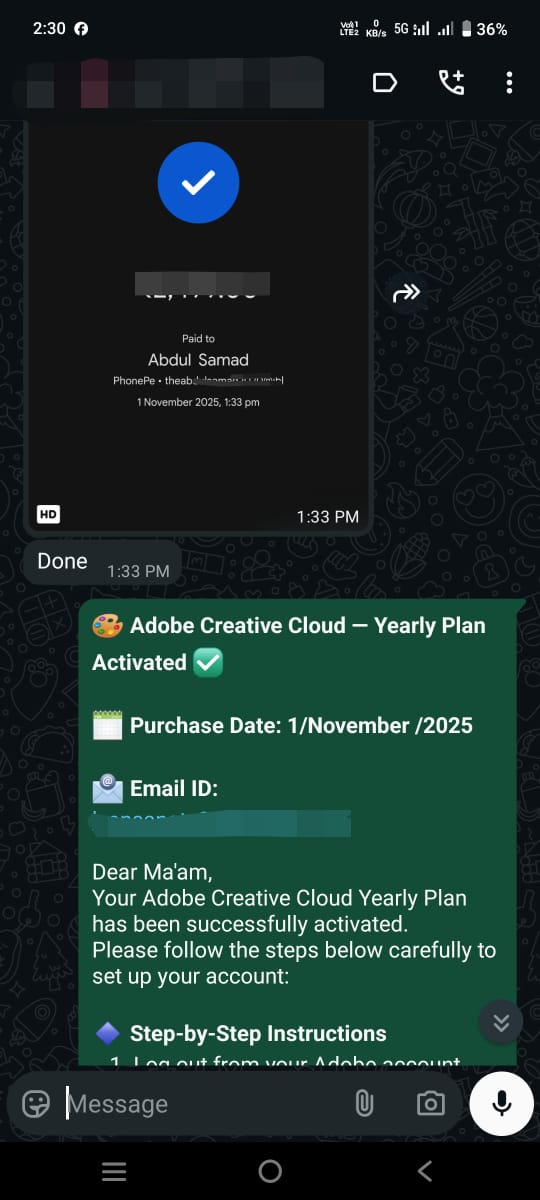 Happy Customer